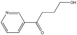 1-(3-Pyridyl)-4-hydroxy-1-butanone Struktur