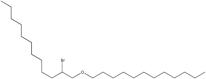 Dodecyl 2-bromododecyl ether Struktur