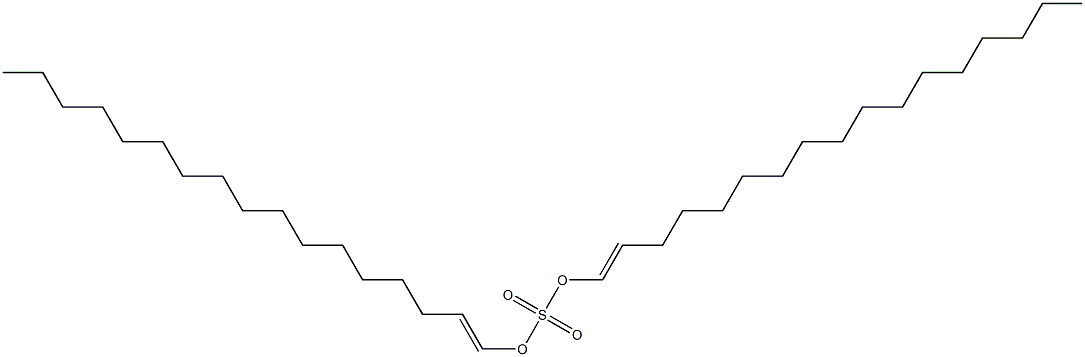 Sulfuric acid di(1-heptadecenyl) ester Struktur