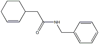 N-Benzyl-2-cyclohexene-1-acetamide Struktur