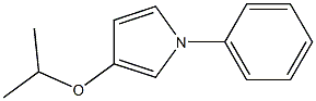 1-Phenyl-3-isopropoxy-1H-pyrrole Struktur