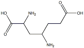 2,4-Diaminopimelic acid Struktur