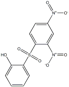 2-[(2,4-Dinitrophenyl)sulfonyl]phenol Struktur