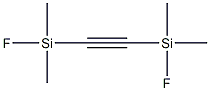 Bis(fluorodimethylsilyl)acetylene Struktur