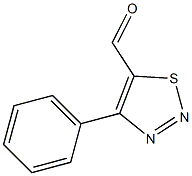 4-(Phenyl)-1,2,3-thiadiazole-5-carbaldehyde Struktur