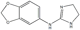 N-(1,3-Benzodioxol-5-yl)-4,5-dihydro-1H-imidazol-2-amine Struktur