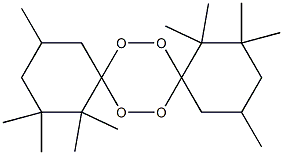 1,1,2,2,4,10,10,11,11,13-Decamethyl-7,8,15,16-tetraoxadispiro[5.2.5.2]hexadecane Struktur