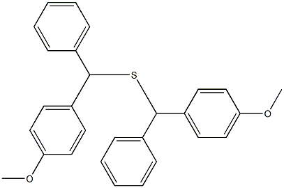 4-Methoxyphenylbenzyl sulfide Struktur