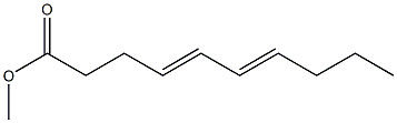 4,6-Decadienoic acid methyl ester Struktur