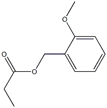 Propanoic acid 2-methoxybenzyl ester Struktur