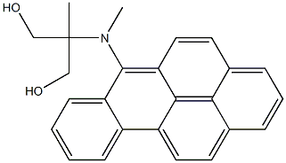 2-[(Benzo[a]pyren-6-yl)methylamino]-2-methyl-1,3-propanediol Struktur