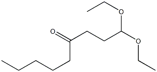 1,1-Diethoxy-4-nonanone Struktur