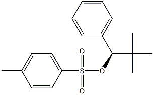 p-Toluenesulfonic acid (1R)-1-phenyl-2,2-dimethylpropyl ester Struktur