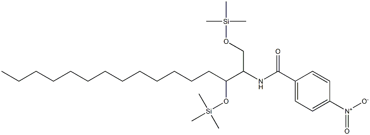 N-[1,3-Bis(trimethylsilyloxy)hexadecan-2-yl]-4-nitrobenzamide Struktur