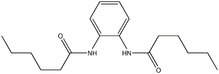 N,N'-Bishexanoyl-o-phenylenediamine Struktur