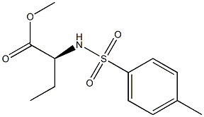 (2S)-2-[(p-Tolylsulfonyl)amino]butyric acid methyl ester Struktur