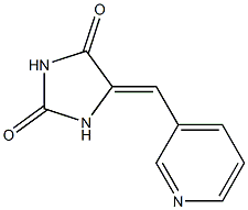 5-[(3-Pyridinyl)methylene]imidazolidine-2,4-dione Struktur