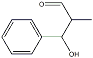 3-Phenyl-3-hydroxy-2-methylpropionaldehyde Struktur