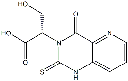 (2S)-2-[(1,2,3,4-Tetrahydro-4-oxo-2-thioxopyrido[3,2-d]pyrimidin)-3-yl]-3-hydroxypropionic acid Struktur