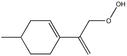 p-Mentha-3,8-dien-10-yl hydroperoxide Struktur