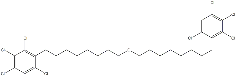 2,4,5,6-Tetrachlorophenyloctyl ether Struktur