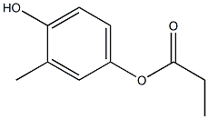 Propanoic acid 3-methyl-4-hydroxyphenyl ester Struktur