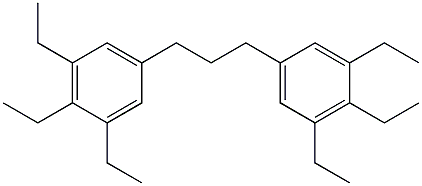 5,5'-(1,3-Propanediyl)bis(1,2,3-triethylbenzene) Struktur