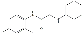 2-(Cyclohexylamino)-2',4',6'-trimethylacetanilide Struktur