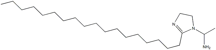 1-(1-Aminoethyl)-2-octadecyl-2-imidazoline Struktur