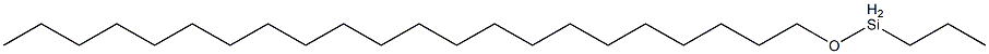 Propyl(docosyloxy)silane Struktur