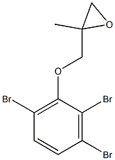 2,3,6-Tribromophenyl 2-methylglycidyl ether Struktur