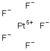 Platinum(V) fluoride Struktur