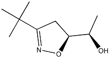 (5S)-5-[(1R)-1-Hydroxyethyl]-3-tert-butyl-2-isoxazoline Struktur