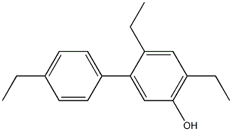 4,6-Diethyl-3-(4-ethylphenyl)phenol Struktur