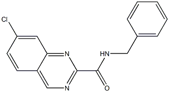 N-Benzyl-7-chloroquinazoline-2-carboxamide Struktur