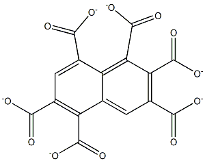 1,2,3,5,6,8-Naphthalenehexacarboxylate Struktur