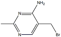 5-Bromomethyl-2-methylpyrimidin-4-amine Struktur