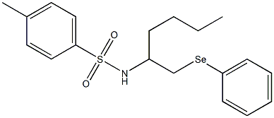 N-(1-(Phenylseleno)hexan-2-yl)-4-methylbenzenesulfonamide Struktur