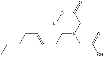 N-[[(Lithiooxy)carbonyl]methyl]-N-(3-octenyl)glycine Struktur