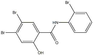 2',4,5-Tribromo-2-hydroxybenzanilide Struktur