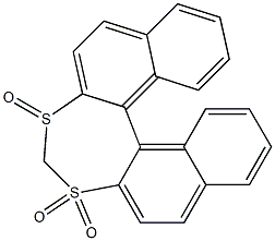 [Dinaphtho[2,1-d:1',2'-f][1,3]dithiepin]3,3,5-trioxide Struktur