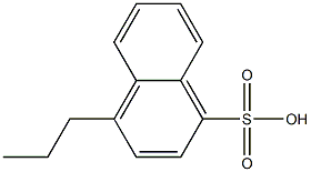 4-Propyl-1-naphthalenesulfonic acid Struktur