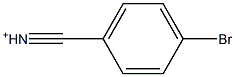 1-Bromo-4-cyanobenzenium Struktur