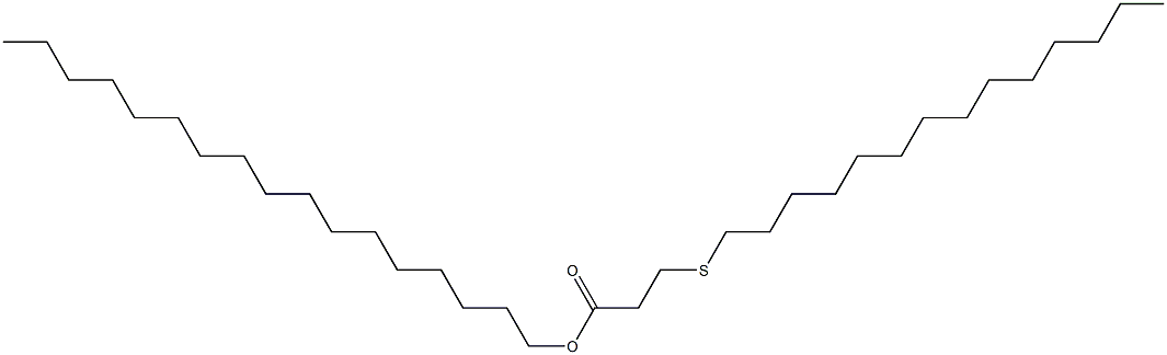 3-(Tetradecylthio)propionic acid heptadecyl ester Struktur