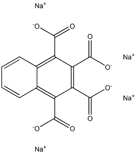 1,2,3,4-Naphthalenetetracarboxylic acid tetrasodium salt Struktur