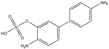 Sulfuric acid hydrogen benzidin-3-yl ester Struktur