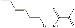 N-(3-Hexenyloxy)methacrylamide Struktur