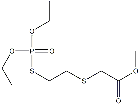 [2-[(Diethoxyphosphinoyl)thio]ethylthio]acetic acid methyl ester Struktur