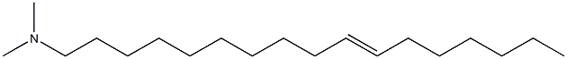 N,N-Dimethyl-10-heptadecen-1-amine Struktur