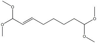 1,1,8,8-Tetramethoxy-2-octene Struktur